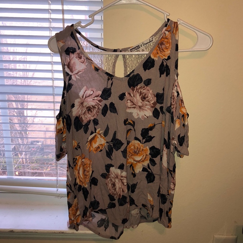 Pink Floral Blouse